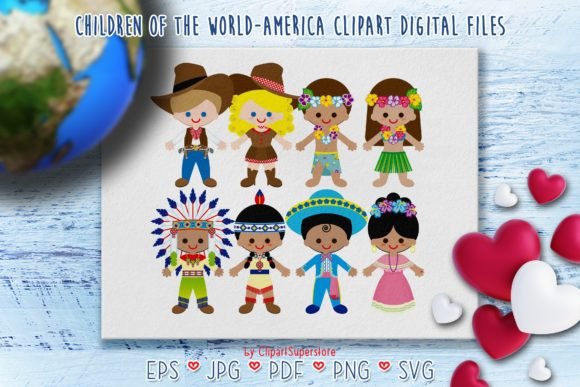 Children Around the World America SVG Review