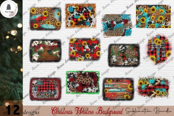 Christmas Western Background Bundle Review